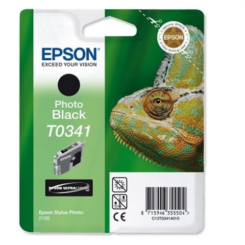 Epson T0341 Tintenpatrone Chamäleon, Singlepack, schwarz