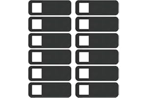 BCBF 12 Stück Webcam Abdeckung,Laptop Kamera Abdeckung,Slide Kameraabdeckung Schutz Ihrer Privatsphäre Online,Kamera Cover Folie Ultradünn Für Laptop, Smartphone, Tablet