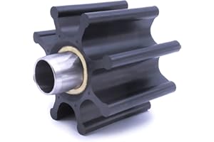 SouthMarine Water Pump Impeller 6056-0003 6056-0003-P for Jabsco 6050 Series AC Motor Pumps