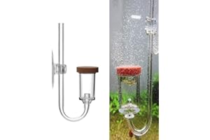 zalati Dyfuzor CO2 akrylowy przezroczysty atomizer CO2 wich przyssawka do akwarium