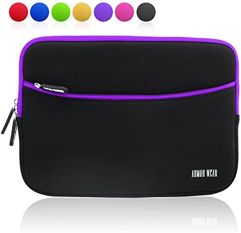 Armor Wear 8 Inch Tablet Sleeve Case Cover Bag Neoprene Shockproof Padded Tablet Sleeve Protective Carrying Case for 7.9-Inch Apple iPad Mini 4, 3, 2, 1, Samsung Galaxy 7-8 Inch Tab A ,Tab 3, Tab 4, Tab S, Tab S2, 7-Inch Lenovo Tabet, 7-8 Inch Tablets,eBook Readers
