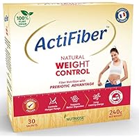 ActiFiber Natural Weight Control - Weight Loss Product for Women & Men | Fiber Nutrition with Prebiotic Advantage (240…