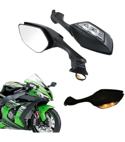 Gear Up OM31 ABS Plastic Folding Rear View Side Adjustable Mirror