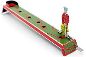 Brimtoy Tin Toy Golfing Game - mechanical/wind up collectors toy