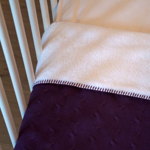 Baby’s Only Babydecke Strickdecke Teddyfutter 95 x 70 cm - 5