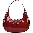 Women's Crescent Shoulder Bags Retro Y2k 90s Hobo Handbags Top Handle Y2k Underarm Bag Fashion Clutch Purses