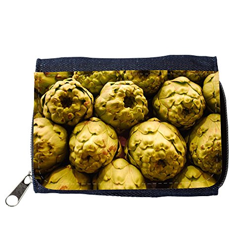 Preisvergleich Produktbild Portemonnaie Geldbörse Brieftasche / / M00244062 Artischocken Gemüse Green Power / / Purse Wallet