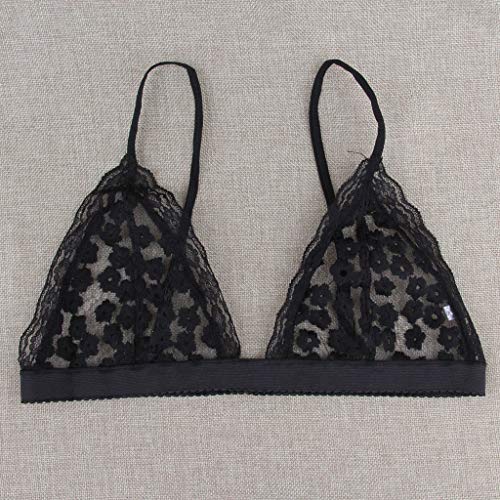 Preisvergleich Produktbild QINPIN Frauen Dessous Sexy Unterwäsche Spitze Dreipunkt verbunden schön bestickt