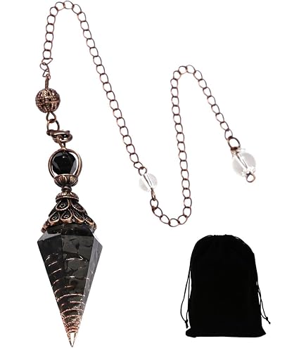 Pendolo In Quarzo Cristallo Esagonale Naturale – Collana Portafortuna Per Guarigione E Chakra