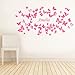 Personalised Girls Name in Butterflies Childrens Wall Sticker - Art Vinyl Decal Transfer, Bedroom, Lounge, Easy to Apply, Free Applicator, Easy Peel - Please Message Us With Your Required Name (Please Choose Your Size & Colour Using the Selection Boxes) - by Rubybloom Designs
