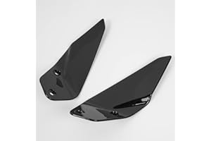 Moto réservoir de gaz côté Pare-Brise Panneau de Protection Flux d'air Vent déflecteur Protecteur pour B.M.W R1200GS R 1200 GS ADV 2014-2020 R1250GS R 1250 GS Adventure 2019-2023 (Fumée)