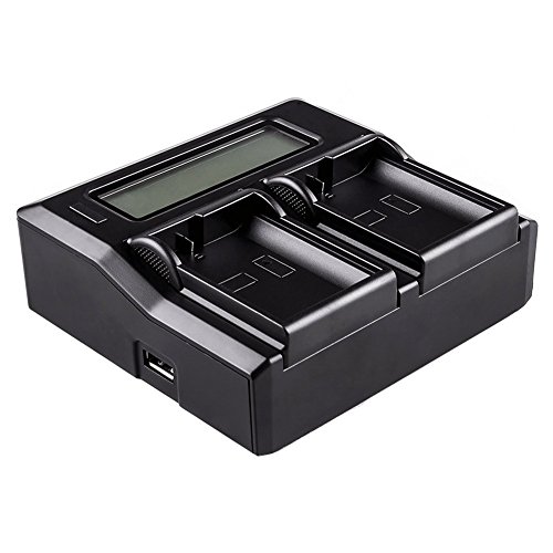 Mondpalast   LCD Double Num  rique Cam  ra Batterie Chargeur avec sortie USB pour Nikon rechargeable Li-ion Batterie EN-EL15 ENEL15 EN EL15 Nikon DSLR D500 D7200 D750 D600 D610 D810 D810A D7000 D7100 D800 D800E Nikon 1 V1