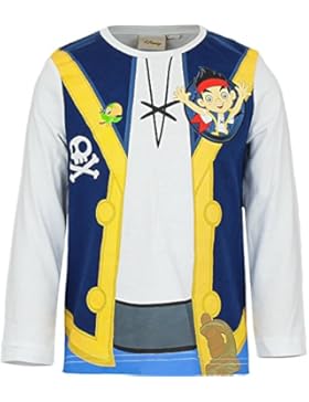 Disney Jack und die Nimmerland Piraten Langarmshirt Jungen Sweatshirt Pullover