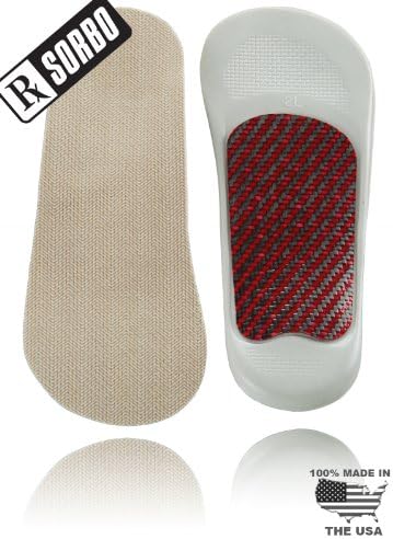 RX Sorbo 3/4 Orothic Arch Insole W 5.5-7, M 6-7.5 (Metric 38-41) - 2