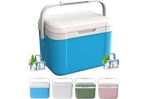 OKESYO Petite glacière passive pour voiture - 5 l - Avec poignée - Glacière pour nourriture et boissons - Thermique jusqu'à 24 h - Glacière pour voiture, camping, pique-nique, barbecue