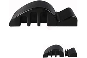 GZD Letto da Massaggio Nero Pilates, Correttore della Colonna Vertebrale Estraibile per Yoga, Attrezzatura per Il Fitness per Dimagrire Il Cuneo della Schiuma di Recupero Modellante