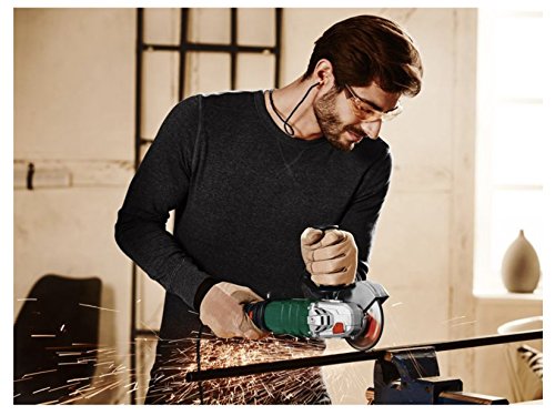 PARKSIDE® Winkelschleifer PWS 125 D3 (Stufenlos regelbare Drehzahl, 125 mm Scheiben-Ø, 1200 W mit Trennscheibe und Ersatzkohlebürsten) - 3