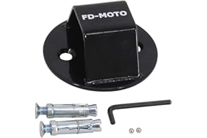 FD-MOTO Hardened Steel Ground Wall Anchor Motorbike Lock Heavy Duty Security Chain Locking Point for motorbike motorcycle bike bicycle