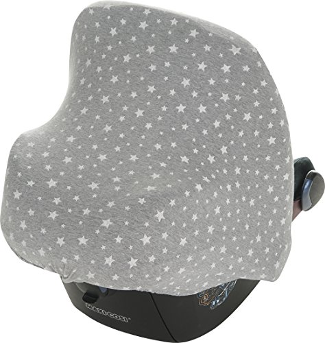 Janabebe® ** White Star ** Universal Verdeck / Dach für Maxi Cosi/Babyschale Gruppe 0+ als Sonnenschutz / Windschutz / SonnenDach / Sonnenverdeck - 5