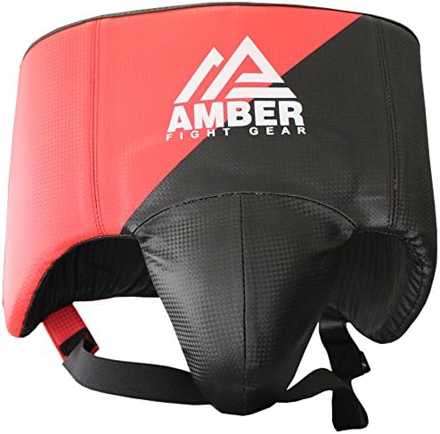 Amber Fight Gear MMA Abdo Guard Groin Cup Boxing Abdominal Protector Jock Strap Muay Thai