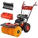 Produktbild Kehrmaschine 6,5 PS mit Elektrostarter Benzin Schneeschieber Motorbesen