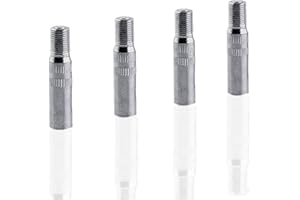 AKOZON Reminnbor Válvula Adaptador Válvula de Rueda Automotriz de Metal 4 Piezas Extensiones de Vástago Extensor Car Truck Van Caravan