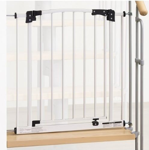 Impag® Safety Gate for Stairs 73 – 142 cm for Stairs with balustrade Unilateral Snap 2 Y-Adaptor Cable Fixing without Drilling Swing