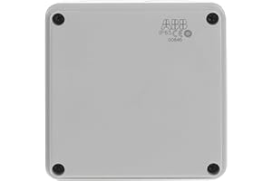 ABB Boîte de jonction IP55 • 100 x 100 x 50 mm • Unité de connecteur de câble électrique étanche • Presse-étoupes inclus • Boîte adaptable pour connecteurs électriques • Résistant à la chaleur • Boîte