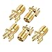 Produktbild Metall-SMA-Buchse PCB Solder-Stecker-Adapter 5 Stück Goldton