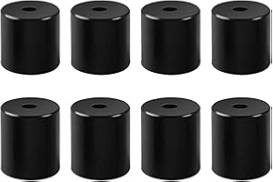 Fyfjur Colonnes en Silicone, 8 Pcs 14 mm + 16 mm Colonne de nivellement de lit chaud noir Silicone noir adapté pour imprimante 3D Ender-2/Ender 3/Ender 3 pro/CR-10/10s PRO (Noir)