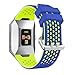 Produktbild Armband, yustar New Ersatz Silikon atmungsaktiv Smart Watch Band Strap Armband für Fitbit Ionic Herzfrequenz Fitness Tracker M blau/grün