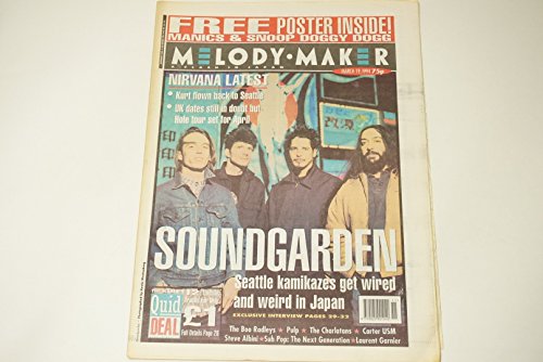 Preisvergleich Produktbild MELODY MAKER MAGAZINE MARCH 19 1994 NPBOX52 NIRVANA LATEST LS