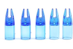 SHARROW 50pcs Tiro con Arco Culatines de Flecha de Plástico Flecha Nocks para 8mm Diámetro Ejes de Flechas de Madera