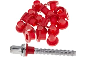 Danmar 50 Pack Nylon Tension Rod Washers - Red