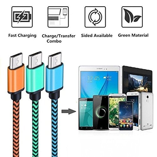 Yosou C ble Micro USB 1m 3 3ft Lot DE 3 2 4A Haute Vitesse C ble USB Nylon Tress Micro USB Chargeur Rapide Samsung Galaxy S7 S6 S5 LG Sony Kindle HTC Appareils Android Bleu Vert Orange reviews Yosou C ble Micro USB 1m 3 3ft Lot DE 3 2 4A Haute Vitesse C ble USB Nylon Tress Micro USB Chargeur Rapide Samsung Galaxy S7 S6 S5 LG Sony Kindle HTC Appareils Android Bleu Vert Orange