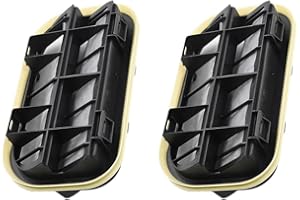 VHEUHZ Clapet d'aération de pare-chocs arrière compatible avec Mercedes Benz W117 C117 X117 CLA X156 GLA Classe A W169 W176 B W245 A1768302700 (2 pièces)