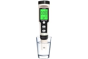 YIYEGO pH Messgerät Wasser, Digitale Wassertest pH/ORP/H2/TEMP 4-in-1 mit ATC, Tragbare Auto-Kalibrierung pH Wert Messgerät für Aquarien, Pools, Wasser, Labor, Hydroponik Schwimmbad