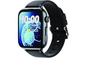SaveFamily SaveWatch Plus 2 | Reloj Inteligente Niño con Localizador GPS, Llamada, Vídeo, Whatsapp, Spotify, App Store | SIM Incluida - Esfera Negra y Correa de Silicona Negra