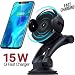 Produktbild HOMECCLL Drahtloser Schnellfahrzeug-Ladegerät, Auto-Clamping 15W Qi Charging Phone Holder Dashboard & Air Vent, 7.5W kompatibel mit iPhone X/XS/XS @ @