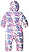 Hatley Baby-Girls Infant Winter Puffer -Puzzle Piece Horses Snowsuit, Pink, 18-24 Months