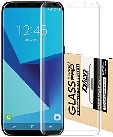 Galaxy S8 Plus Screen Protector - Taken Tempered Glass High Definition Full 100% Coverage Screen Protectors for Samsung Galaxy S8 Plus(Clear)