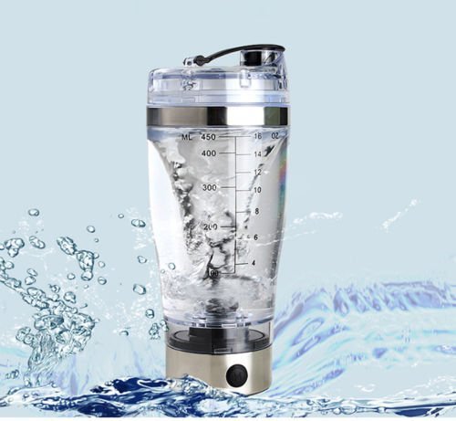 Tragbare selbstrührende Tasse für Kaffee Tee Obstsaft Protein Shaker Mehrzweckmischer Tornado Mixer Batteriebetriebene 450ml Rühren Cup - 3