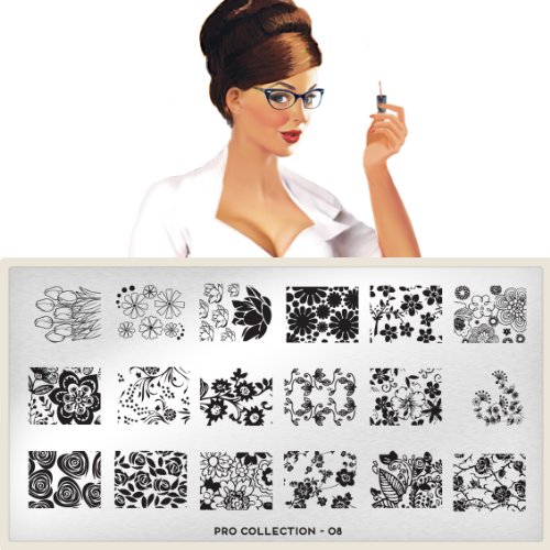 Diseño THE MoYou-Londres uñas por plantillas nueva Colección 08