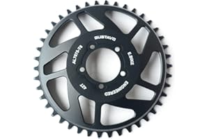 ebikefans 42T/44T/46T/48T/52T Ruota Catena per Bafang BBS01 BBS02 BBSHD Mid-drive Motor Chainring Pignone Bicicletta Elettrica Kit di conversione Parti