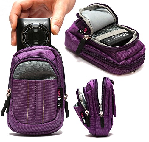Preisvergleich Produktbild Navitech Violett Digital Kamera Tasche für Nikon Coolpix A300