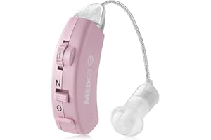 Digital - Behind The Ear Set, BTE Device and Digital Enhancer PSAD, Noise Reducing Feature, Pink by MEDca