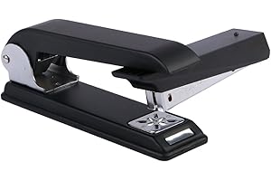 ‎EAGLE Eagle 360° Drehbar Hefter, 【24/6 26/6 Heftklammern】 Platzsparend Multi Winkel Mini Heftgerät Tacker für Schule Schreibtisch Büro, schwarz