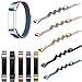 Produktbild Sansee Premium Edelstahl Uhrenarmband für Fitbit Alta, Milanese Magnetschlaufe (Fitbit Alta-29014, Mehrfarbig)