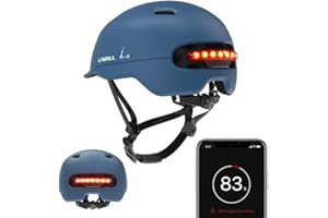 LIVALL Casco Intelligente, Casco da Bici Bluetooth per Adulti con Luci LED Automatiche, Luci dei freni, Casco da Ciclismo per Pendolari Urbani Taglia regolabile per Uomini e Donne