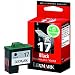 Produktbild Lexmark 10NX217E|NO 17 HC Druckkopfpatrone schwarz High-Capacity, 205 Seiten ISO/IEC 24711, Inhalt 7,4 ml für Lexmark Z 13 kompatibel zu I 3, Z 23 E, X 1190, X 75 PrintTrio, Z 515, X 1185, X 1140, Z 615, X 1180, X 2250, X 1100 Series, X 1200 Series, Z 25 L, X 1170, X 1160, X 1155, X 1270, Z 24, Z 612, Z 614, Z 13, Z 23, Z 33, X 72, Z 34, Z 517, Z 516, Z 514, Z 512, Z 511, Z 510, Z 503, Z 603, Z 35, X 1290, X 74, X 1195, X 75 M, X 1250, X 2230, Z 602, Z 645, Z 640, Z 52O, X 1150, Z 605, IJ 650, P